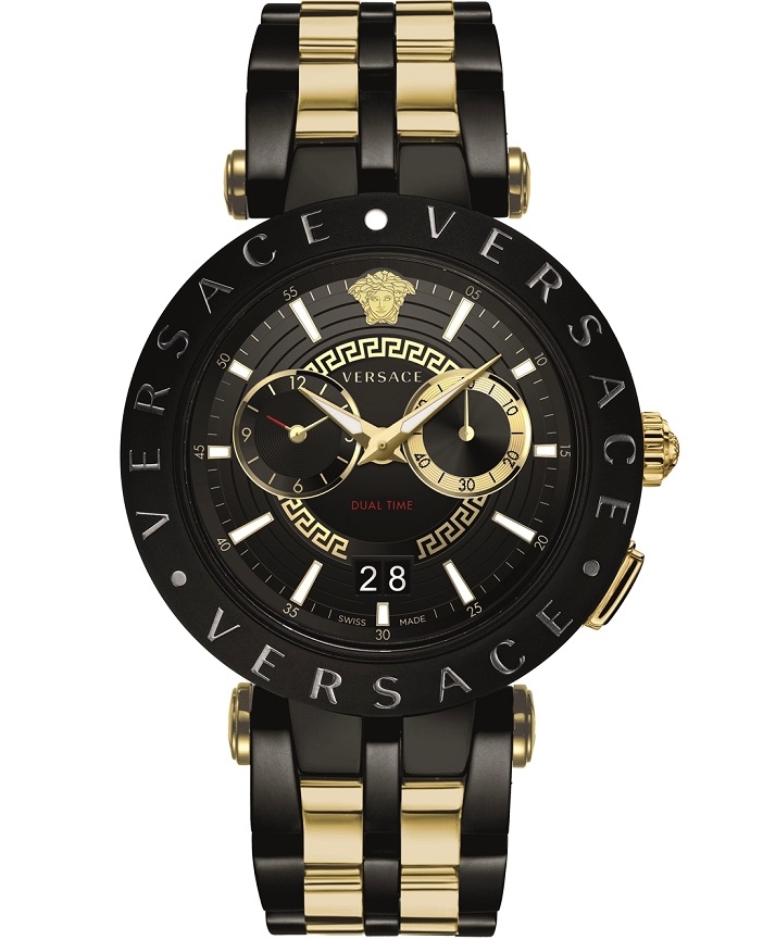 Versace VEBV006 Çift Renk Erkek Kol Saati L-1657