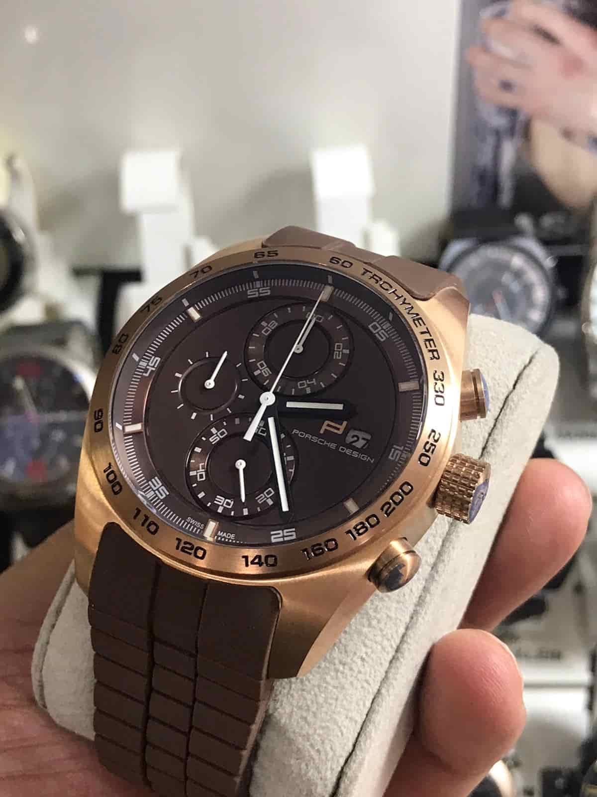 Porsche Kahverengi Kadran Kahverengi Kordon L-461