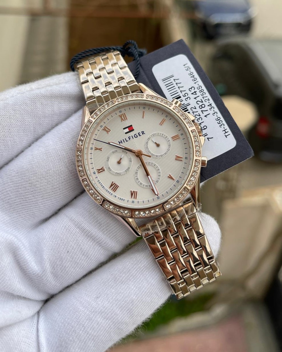 Buffalo Damenuhr Rosegold Buffalo Damen Schmuck Set Silber Schwarz